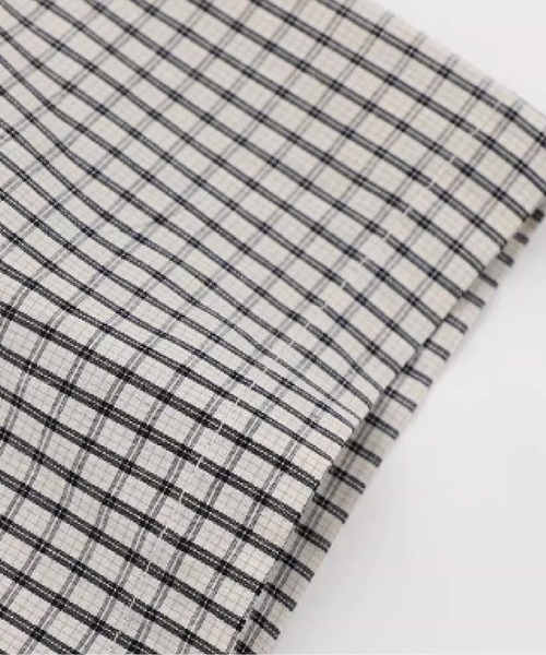 U:UME(ユーム)の「Face Print Check Shirt(シャツ/ブラウス・メンズ・ブラック/アイボリー・LARGE/MEDIUM/XX-LARGE/X-LARGE)」の4枚目の写真