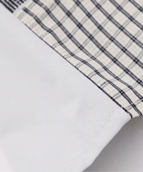 U:UME(ユーム)の「Face Print Check Shirt(シャツ/ブラウス・メンズ・ブラック/アイボリー・LARGE/MEDIUM/XX-LARGE/X-LARGE)」の3枚目の写真