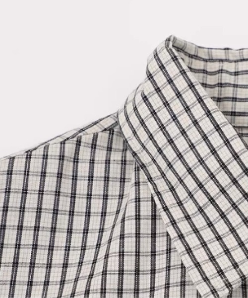 U:UME(ユーム)の「Face Print Check Shirt(シャツ/ブラウス・メンズ・ブラック/アイボリー・LARGE/MEDIUM/XX-LARGE/X-LARGE)」の6枚目の写真
