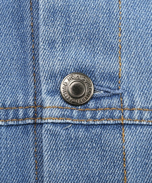 LUXSTYLE(ラグスタイル)の「ユーズド加工デニムジャケット(デニムジャケット・メンズ・ブルー/ブラック・M/XL/L)」の19枚目の写真