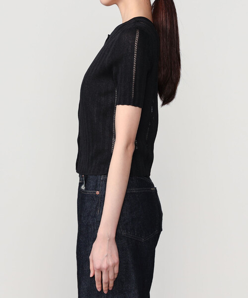 WALANCE(ワランス)の「WALANCE | ペーパーリブニット 2WAYニット WOMEN(ニット/セーター・レディース・レッド系その他/ブラック・F)」の9枚目の写真