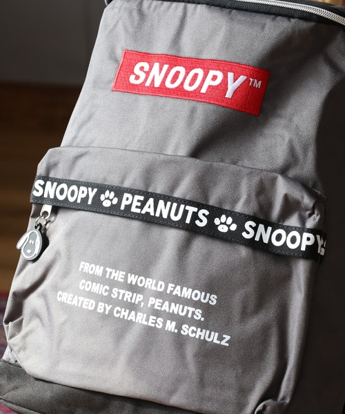 FUNALIVE(ファンアライブ)の「SNOOPY スヌーピー スクエアリュック(バックパック/リュック・レディース・ブラック/ネイビー・FREE)」の12枚目の写真