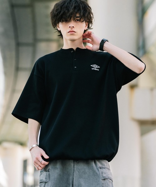 【希少】アンブロxイングランド代表 トリコロールカラー半袖ティシャツM size UMBRO アンブロ 別注コラボ オーバーサイズワンポイントロゴ刺繍
