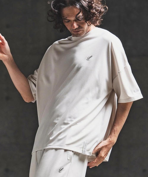 mt10462- Sheer Waffle Fabric T-shirt トラックTシャツ(202-060-gls