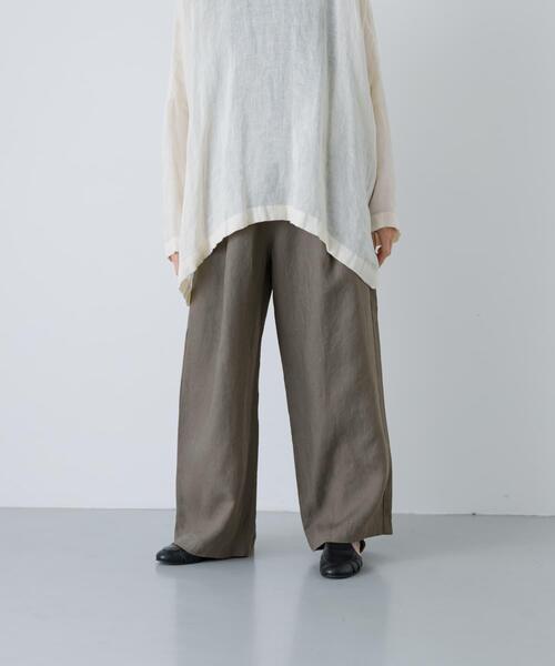 かぐれ(カグレ)の「リネンストレートイージーパンツ(その他パンツ・レディース・ベージュ系その他/ブラック/ブルー系その他・FREE)」の22枚目の写真