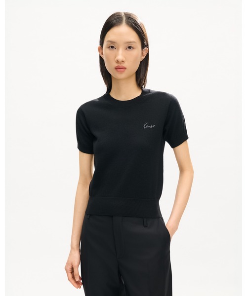 KENZO（ケンゾー）の「'KENZO Signature' トップス イン メリノ ウール（その他トップス・レディース・ブラック系その他5・MEDIUM/SMALL/X-SMALL）」の2枚目の写真