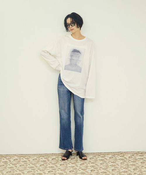 VICKY(ビッキー)の「アソートフォトロングTシャツ(Tシャツ/カットソー・レディース・オフホワイト/アイボリー/ホワイト系その他・M)」の20枚目の写真