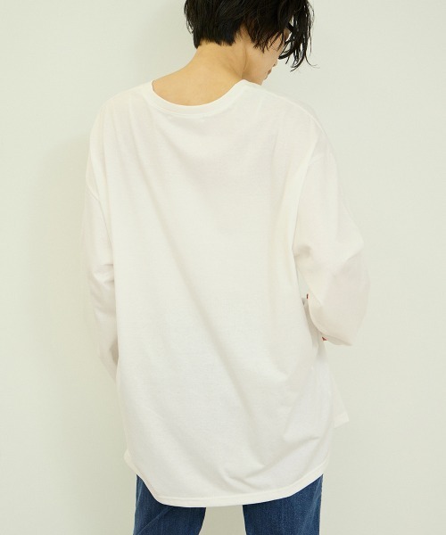 VICKY(ビッキー)の「アソートフォトロングTシャツ(Tシャツ/カットソー・レディース・オフホワイト/アイボリー/ホワイト系その他・M)」の17枚目の写真