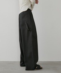 DOUBLE-FACED DEEP TUCK BAGGY SLACKS（スラックス）｜WYM LIDNM
