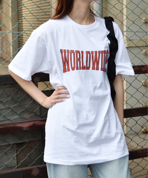 DOUBLE STEAL(ダブルスティール)の「カレッジアソートプリントT(Tシャツ/カットソー・レディース・ホワイト系その他2/ホワイト系その他・MEDIUM)」の21枚目の写真