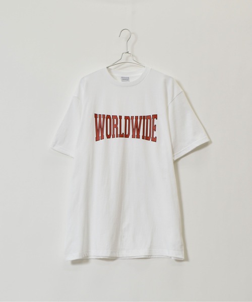 DOUBLE STEAL(ダブルスティール)の「カレッジアソートプリントT(Tシャツ/カットソー・レディース・ホワイト系その他2/ホワイト系その他・MEDIUM)」の5枚目の写真