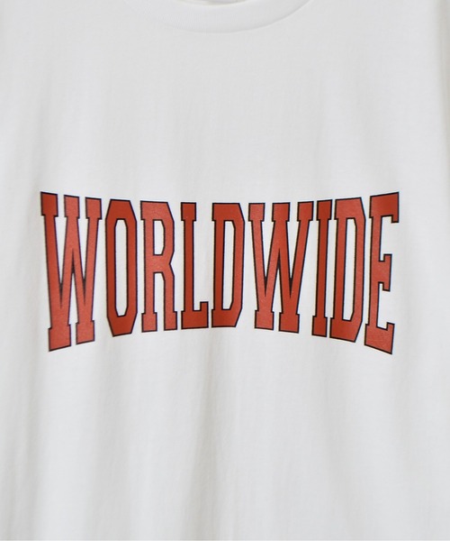DOUBLE STEAL(ダブルスティール)の「カレッジアソートプリントT(Tシャツ/カットソー・レディース・ホワイト系その他2/ホワイト系その他・MEDIUM)」の6枚目の写真