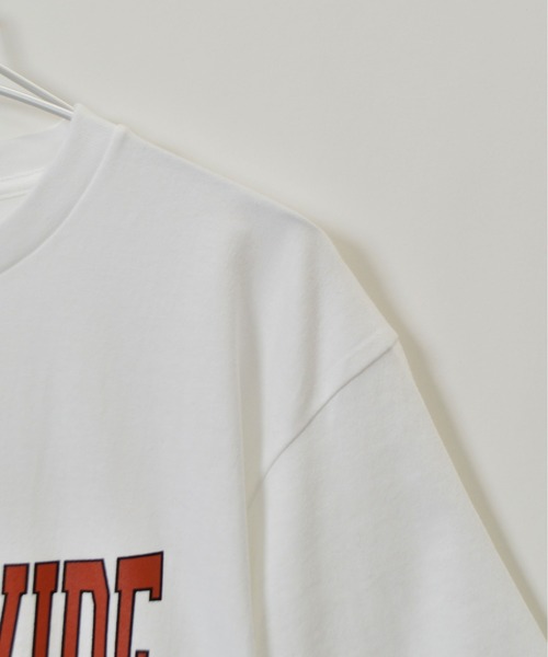 DOUBLE STEAL(ダブルスティール)の「カレッジアソートプリントT(Tシャツ/カットソー・レディース・ホワイト系その他2/ホワイト系その他・MEDIUM)」の8枚目の写真