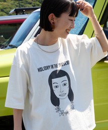 [FUNG/ファング] F.GIRL カットオフ プリントTシャツ