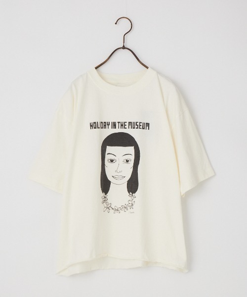 FUNG（ファング）の「[FUNG/ファング] F.GIRL カットオフ プリントTシャツ（Tシャツ/カットソー・レディース・ナチュラル・M）」の2枚目の写真