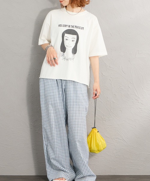 F.GIRL 剪邊印花T恤