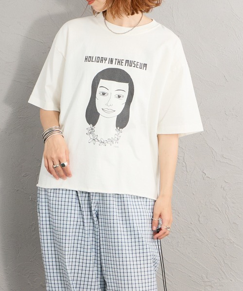 FUNG（ファング）の「[FUNG/ファング] F.GIRL カットオフ プリントTシャツ（Tシャツ/カットソー・レディース・ナチュラル・M）」の14枚目の写真