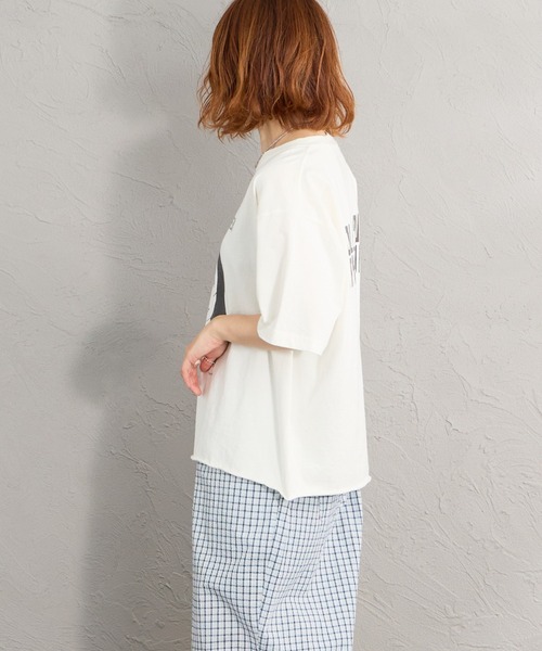 FUNG（ファング）の「[FUNG/ファング] F.GIRL カットオフ プリントTシャツ（Tシャツ/カットソー・レディース・ナチュラル・M）」の13枚目の写真