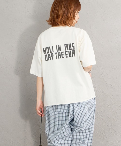 FUNG（ファング）の「[FUNG/ファング] F.GIRL カットオフ プリントTシャツ（Tシャツ/カットソー・レディース・ナチュラル・M）」の12枚目の写真