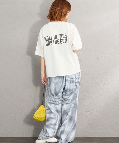 FUNG（ファング）の「[FUNG/ファング] F.GIRL カットオフ プリントTシャツ（Tシャツ/カットソー・レディース・ナチュラル・M）」の9枚目の写真