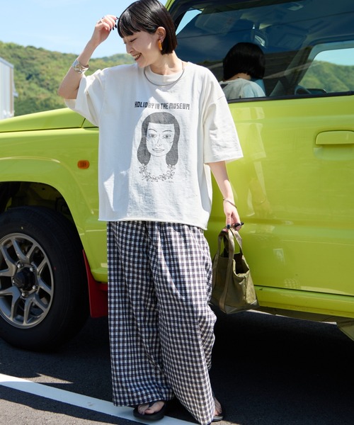 F.GIRL 剪邊印花T恤
