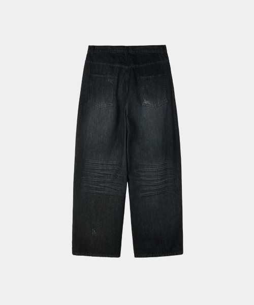MAISON MINED(メゾンミネド)の「DESTROYED WASHING DENIM PANTS BLACK(デニムパンツ・メンズ・その他・SMALL/MEDIUM/LARGE)」の11枚目の写真