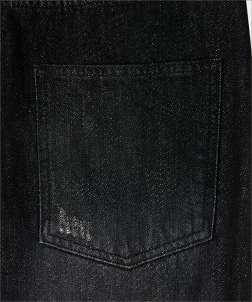 MAISON MINED(メゾンミネド)の「DESTROYED WASHING DENIM PANTS BLACK(デニムパンツ・メンズ・その他・SMALL/MEDIUM/LARGE)」の8枚目の写真