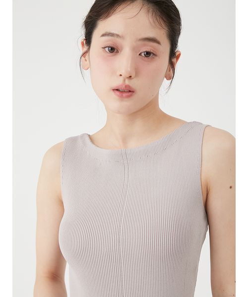 LILY BROWN(リリーブラウン)の「マーメイドシアーワンピース(ワンピース・レディース・グレイッシュベージュ/ブラック/ブルー・F)」の7枚目の写真