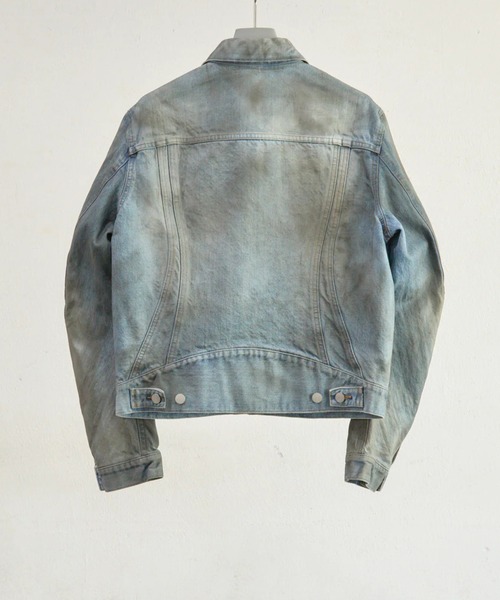 NVRFRGT（ネヴァーフォーゲット）の「【NVRFRGT】DENIM TRUCKER JACKET（デニムジャケット・メンズ・インディゴブルー・2/1）」の3枚目の写真