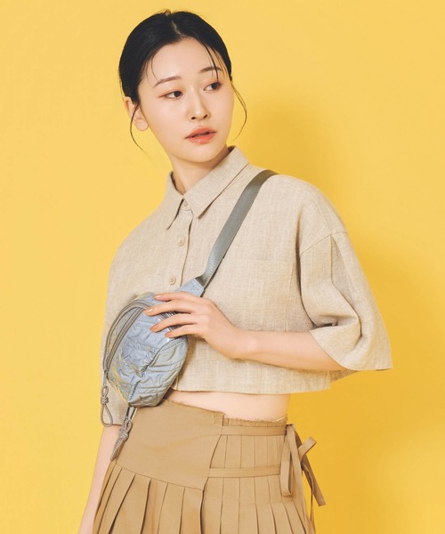 CONTROL FREAK / CTFK(コントロールフリーク)の「CONTROL FREAK / CTFK(コントロールフリーク/シーティーエフケー)【TRAVEL BAG Series】シャイニーminiボディバッグ(ボディバッグ/ウエストポーチ・レディース・ブルー/シルバー/ブラック・FREE)」の11枚目の写真