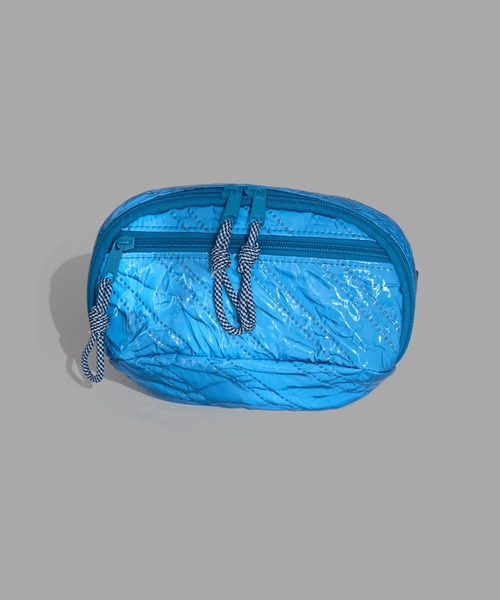 CONTROL FREAK / CTFK(コントロールフリーク)の「CONTROL FREAK / CTFK(コントロールフリーク/シーティーエフケー)【TRAVEL BAG Series】シャイニーminiボディバッグ(ボディバッグ/ウエストポーチ・レディース・ブルー/シルバー/ブラック・FREE)」の13枚目の写真