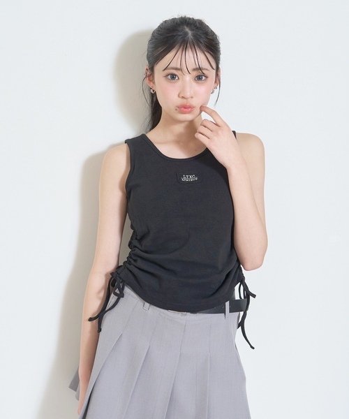 LTXC/抗菌防臭】カップつきサイドドロストタンク（Tシャツ/カットソー
