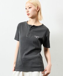 NAUTICA/ノーティカ Essentials タイトフィット S/S ヘンリーネック ピグメントTシャツ
