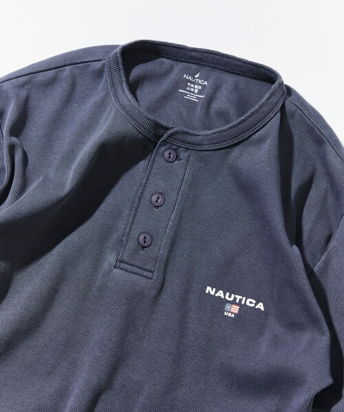 NAUTICA(ノーティカ)の「NAUTICA/ノーティカ Essentials タイトフィット S/S ヘンリーネック ピグメントTシャツ(Tシャツ/カットソー・メンズ・ネイビー/オリーブ/チャコールグレー・X-SMALL/SMALL/MEDIUM/LARGE/X-LARGE/XX-LARGE)」の17枚目の写真