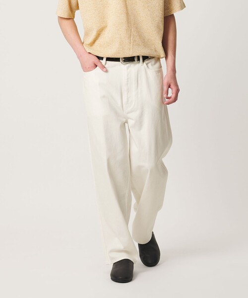 BEAUTY&YOUTH UNITED ARROWS(ビューティーアンドユースユナイテッドアローズ)の「テーパード ホワイト デニム 5ポケット パンツ NO.9(デニムパンツ・メンズ・ホワイト・XL/S/M/L)」の3枚目の写真