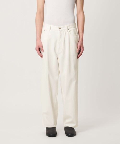 BEAUTY&YOUTH UNITED ARROWS(ビューティーアンドユースユナイテッドアローズ)の「テーパード ホワイト デニム 5ポケット パンツ NO.9(デニムパンツ・メンズ・ホワイト・XL/S/M/L)」の5枚目の写真
