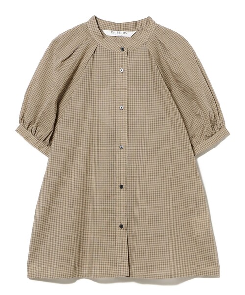 Ray BEAMS(レイビームス)の「チェック バックオープン ブラウス(シャツ/ブラウス・レディース・ベージュ/ブラック・ONE SIZE)」の11枚目の写真