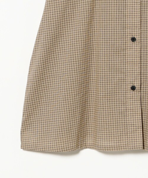 Ray BEAMS(レイビームス)の「チェック バックオープン ブラウス(シャツ/ブラウス・レディース・ベージュ/ブラック・ONE SIZE)」の14枚目の写真