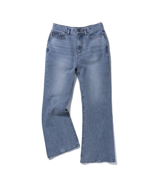 EXTRAORDINARY(エクストラオーディナリー)の「W WASHED BOOTS CUT L/BLUE(デニムパンツ・レディース・その他・SMALL/X-SMALL)」の1枚目の写真