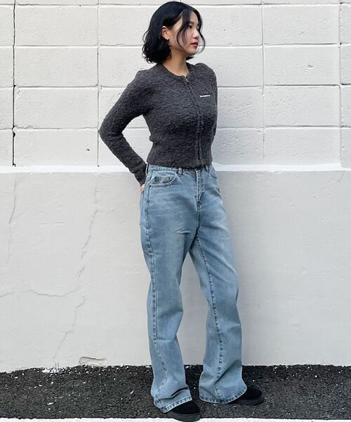 EXTRAORDINARY(エクストラオーディナリー)の「W WASHED BOOTS CUT L/BLUE(デニムパンツ・レディース・その他・SMALL/X-SMALL)」の8枚目の写真