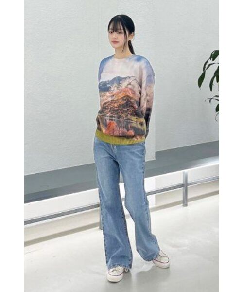EXTRAORDINARY(エクストラオーディナリー)の「W WASHED BOOTS CUT L/BLUE(デニムパンツ・レディース・その他・SMALL/X-SMALL)」の3枚目の写真
