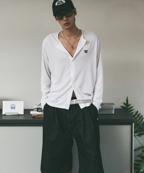 NICK&NICOLE(ニックアンドニコール)の「BUTTERFLY BERMUDA DENIM PANTS_BLACK(デニムパンツ・メンズ・その他・MEDIUM/LARGE)」の3枚目の写真