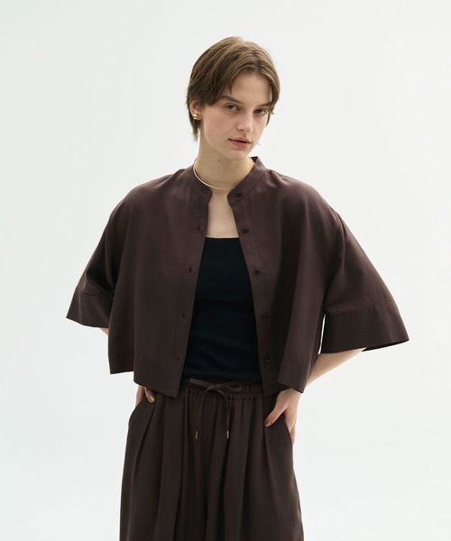 N.O.R.C(ノーク)の「セルロースリネンブレンドショートシャツ(シャツ/ブラウス・レディース・ブラック/ブラウン/オフホワイト・フリー)」の18枚目の写真