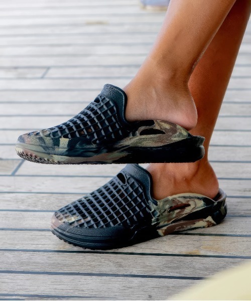 go slow caravan(ゴースローキャラバン)の「LUSSO CLOUD/ルッソクラウド SCENARIO SLIDE(CAMO)(サンダル・メンズ・カモフラージュ・28cm/27cm/26cm/25cm)」の8枚目の写真