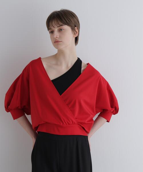 LE PHIL｜ルフィル（レディース）のトップス（レッド/赤色系・半端袖