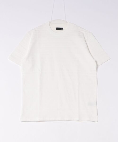 TAKA-Q(タカキュー)の「ストレッチ 綿100% コットン シルケット リンクス ボーダー スロープネック 半袖 Tシャツ メンズ(Tシャツ/カットソー・メンズ・ブラック/ホワイト・S/MEDIUM/LARGE/X-LARGE)」の13枚目の写真
