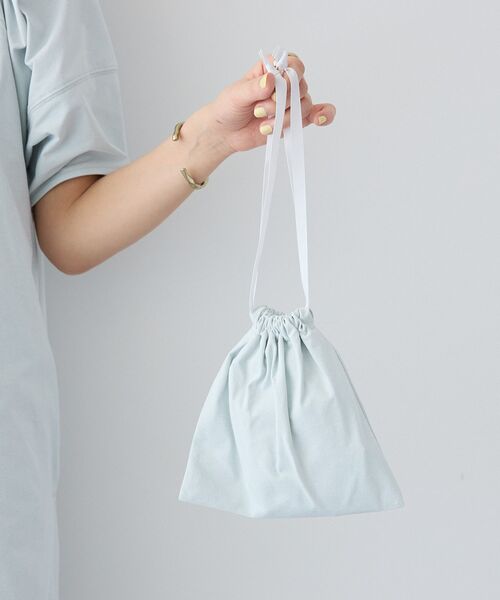 CRAFT STANDARD BOUTIQUE(クラフトスタンダードブティック)の「UVカット ポーチ付きバルーンスリーブワンピース(ワンピース・レディース・ライトブルー/ブラック/ダークカーキ・FREE)」の12枚目の写真