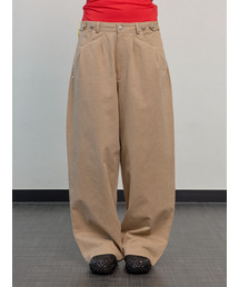 A FEW COMMENTS（アフューコメンツ）の「ウォッシュドメタルボタンチノパンツ BEIGE（その他パンツ）」
