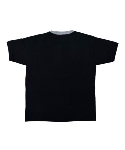 Never mind the XU / Chikashitsu+(ネバーマインド ザ エックスユー / チカシツプラス)の「【nmtc+】Cool Layered Henley Neck Tee / 【エヌエムティーシープラス】クールレイヤードヘンリーネックTシャツ(Tシャツ/カットソー・メンズ・グレー/ブラック・ONE SIZE)」の3枚目の写真