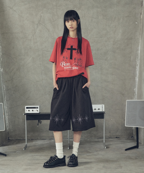 SUPERSUB（スーパーサブ）の「ニポイントワイドバミューダショーツ-ブラック（その他パンツ・レディース・その他・MEDIUM/LARGE）」の6枚目の写真